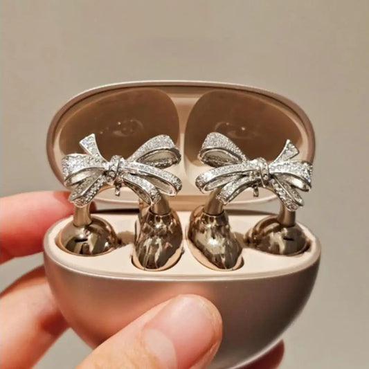 1PC Rhinestone Decor for Clip on Earbuds Open Ear Decorative Zirconia Earphone Accessories Removeable DIY Earphone Decoration